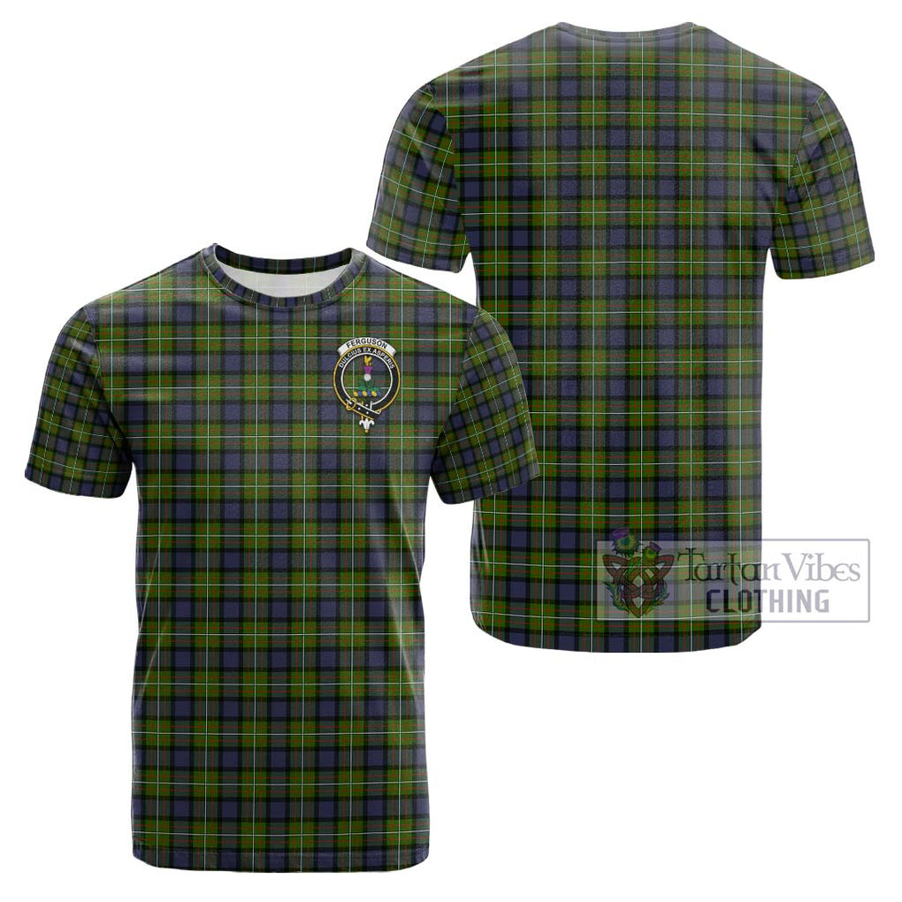 Ferguson Modern Tartan Cotton T-Shirt with Family Crest Kid's Shirt - Tartanvibesclothing Shop