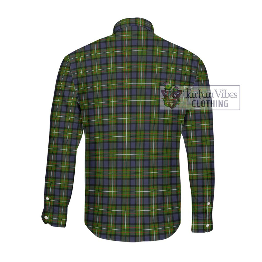 Ferguson Modern Tartan Long Sleeve Button Shirt with Family Crest DNA In Me Style - Tartanvibesclothing Shop