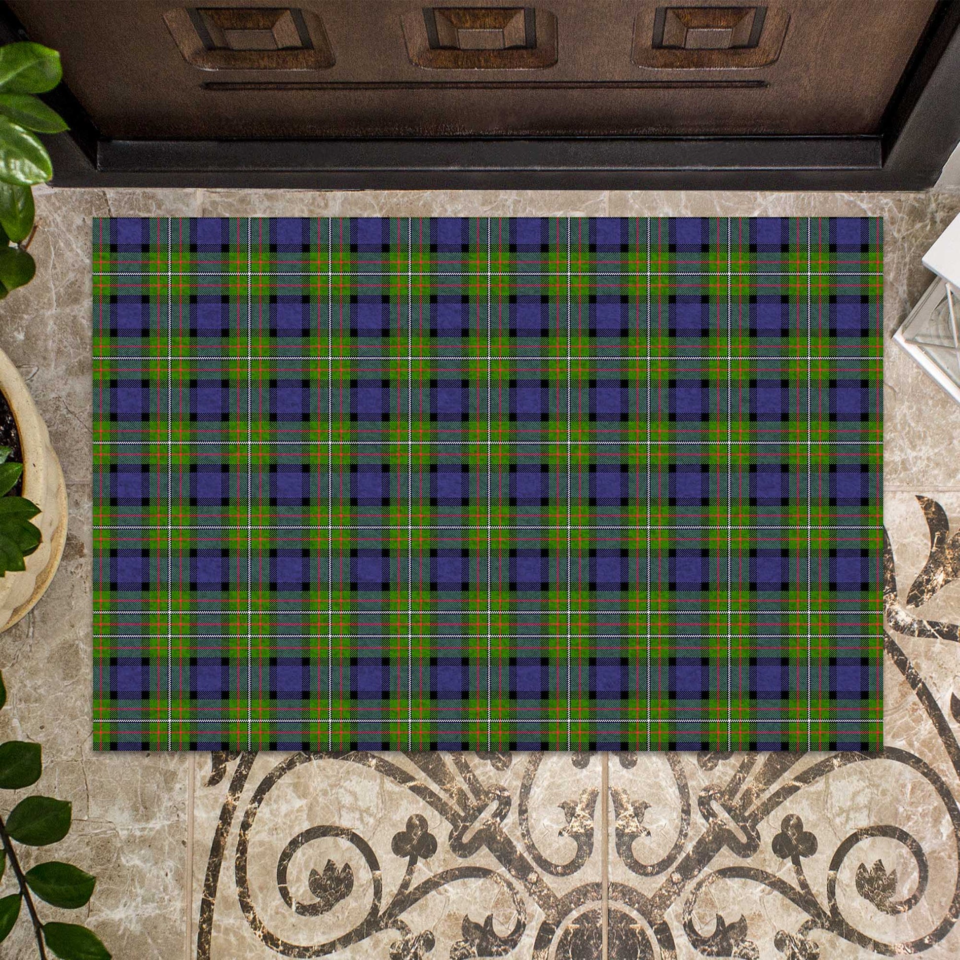 Ferguson Modern Tartan Door Mat - Tartanvibesclothing