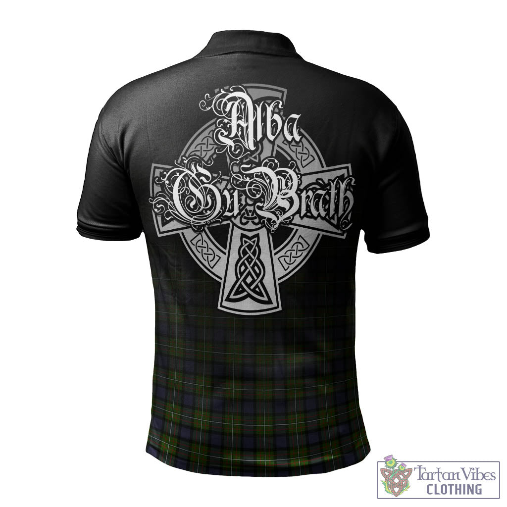 Tartan Vibes Clothing Ferguson Modern Tartan Polo Shirt Featuring Alba Gu Brath Family Crest Celtic Inspired