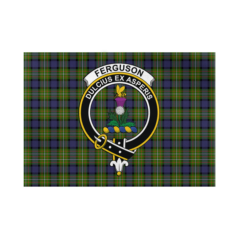 Ferguson Modern Tartan Flag with Family Crest - Tartan Vibes Clothing