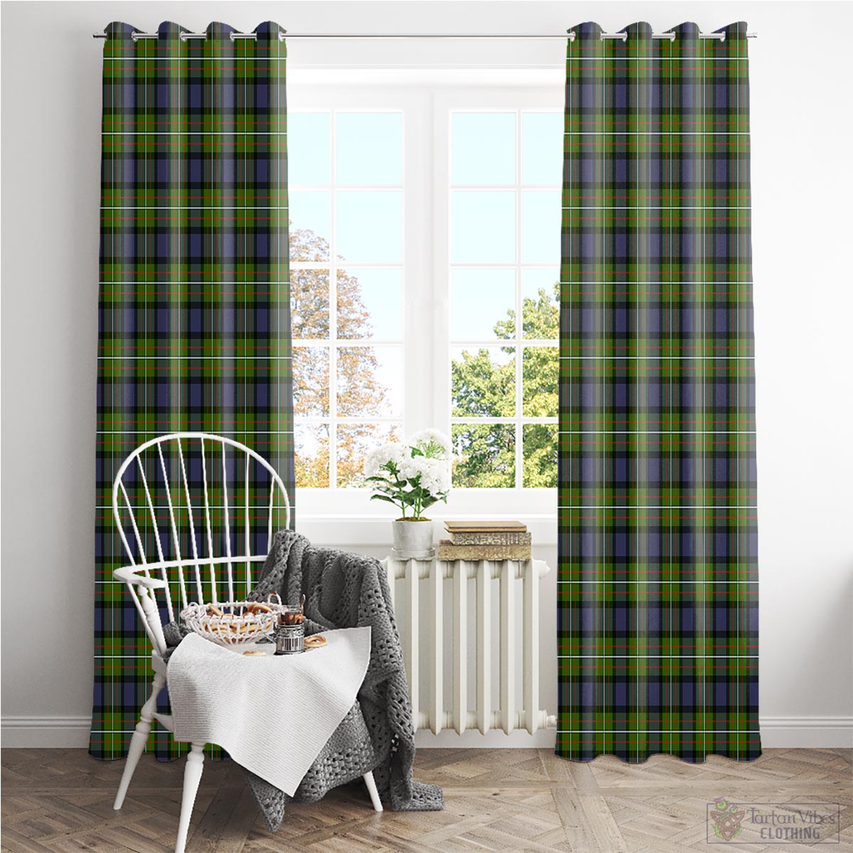 Ferguson Modern Tartan Window Curtain