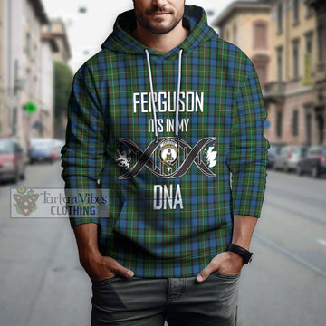 Ferguson of Atholl Tartan Hoodie with Family Crest DNA In Me Style