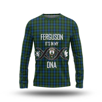 Ferguson of Atholl Tartan Long Sleeve T-Shirt with Family Crest DNA In Me Style