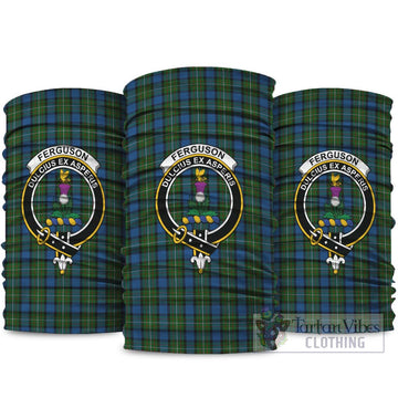 Ferguson of Atholl Tartan Neck Gaiters, Tartan Bandanas, Tartan Head Band with Family Crest