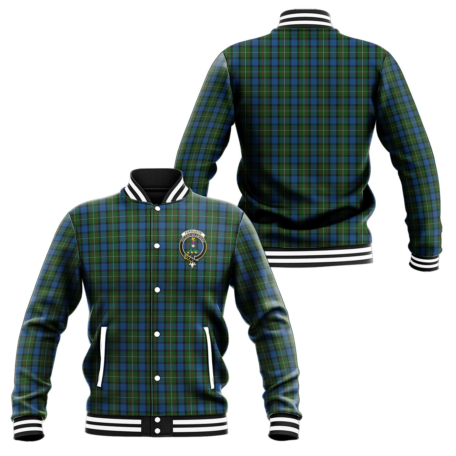 ferguson-of-atholl-tartan-baseball-jacket-with-family-crest