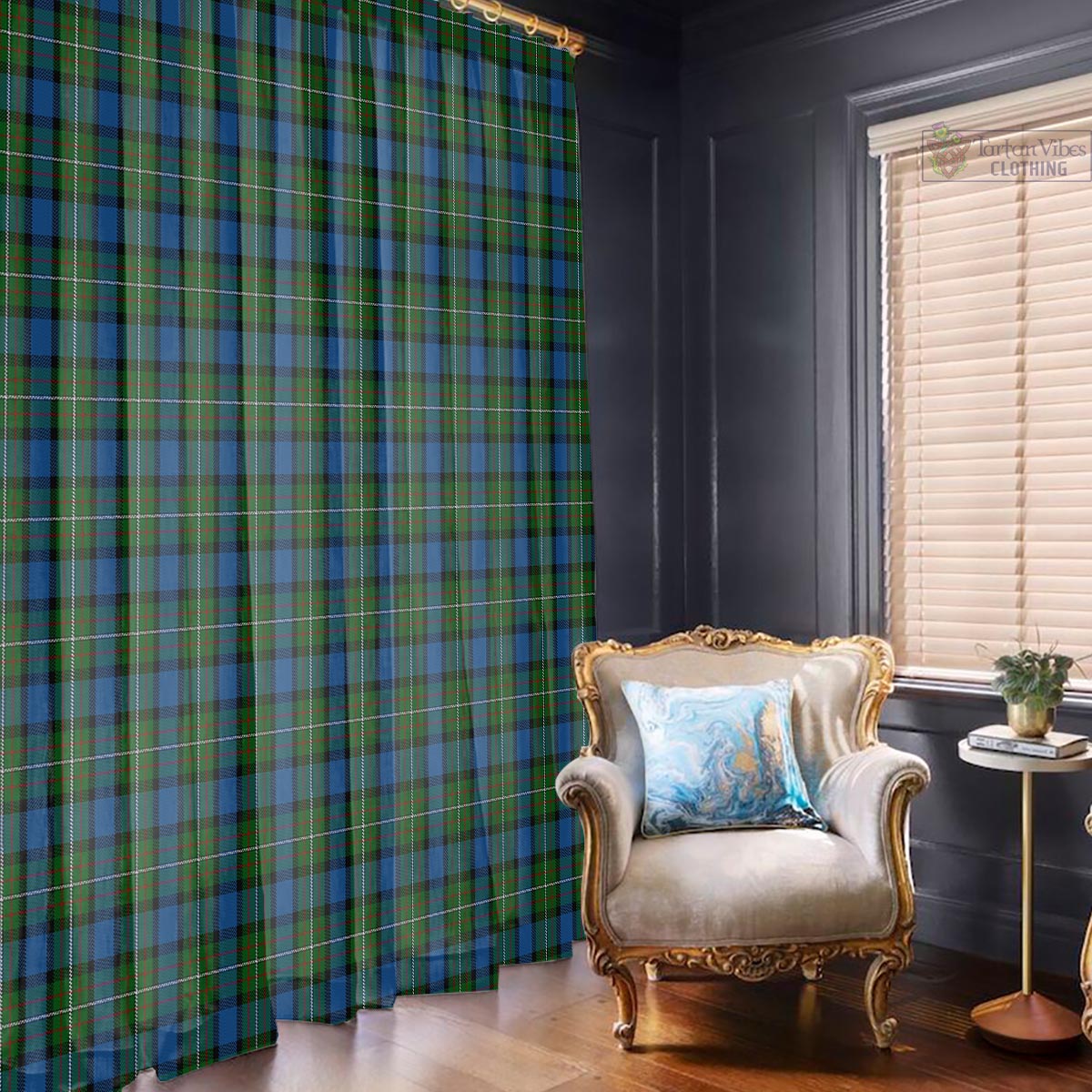 Ferguson of Atholl Tartan Window Curtain