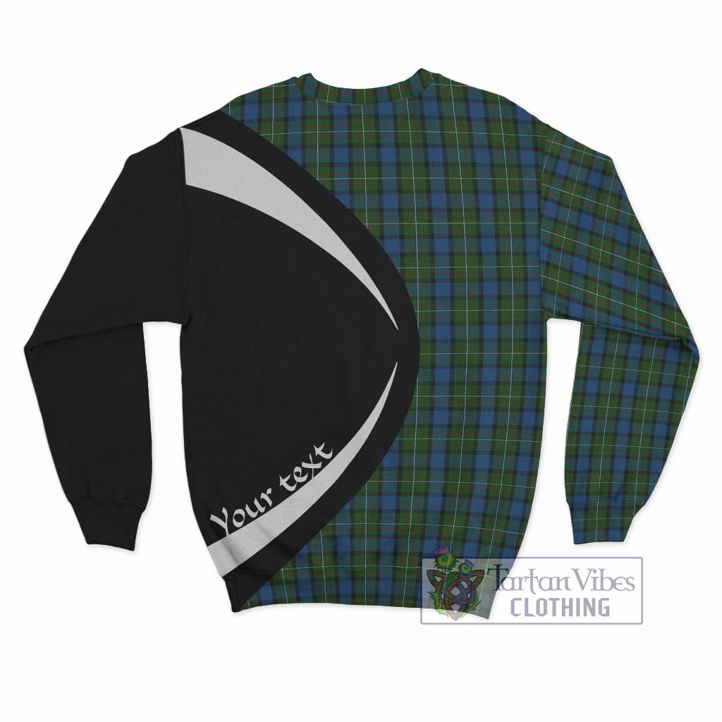 Ferguson of Atholl Tartan Sweatshirt with Family Crest Circle Style - Tartan Vibes Clothing