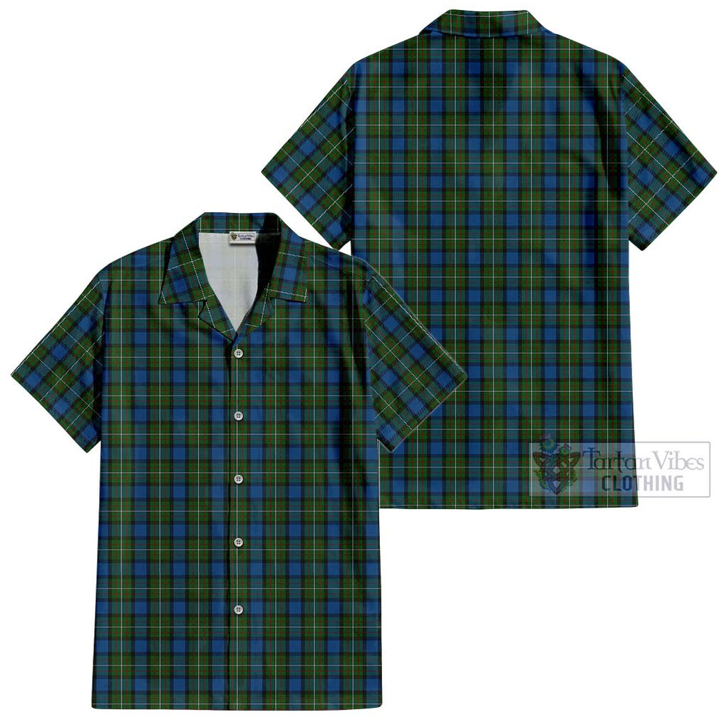 Ferguson of Atholl Tartan Cotton Hawaiian Shirt Kid - Tartanvibesclothing Shop