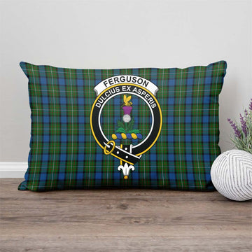 Ferguson of Atholl Tartan Pillow Cover with Family Crest