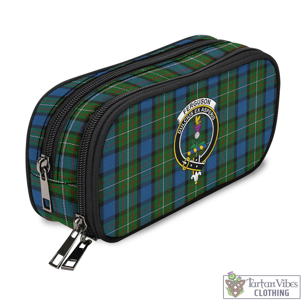 Tartan Vibes Clothing Ferguson of Atholl Tartan Pen and Pencil Case with Family Crest