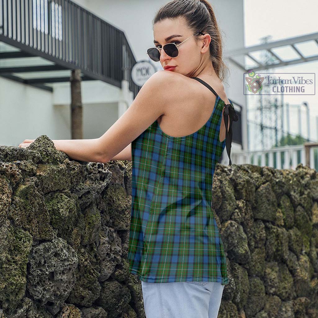 Tartan Vibes Clothing Ferguson of Atholl Tartan Loose Halter Neck Camisole