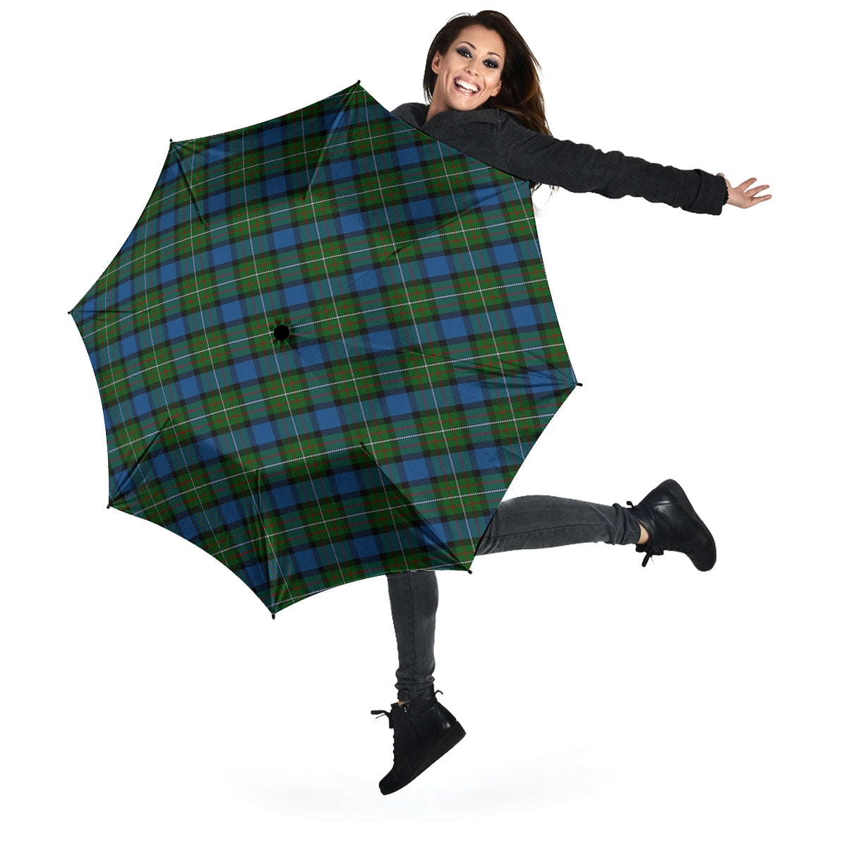 Ferguson of Atholl Tartan Umbrella - Tartanvibesclothing