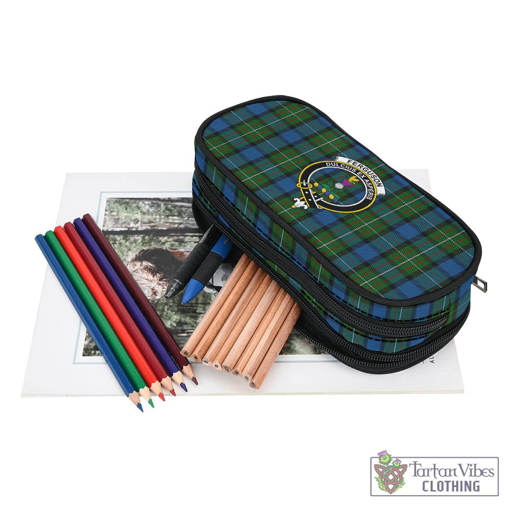 Tartan Vibes Clothing Ferguson of Atholl Tartan Pen and Pencil Case with Family Crest