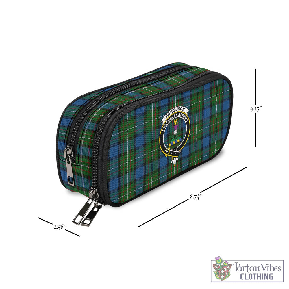 Tartan Vibes Clothing Ferguson of Atholl Tartan Pen and Pencil Case with Family Crest