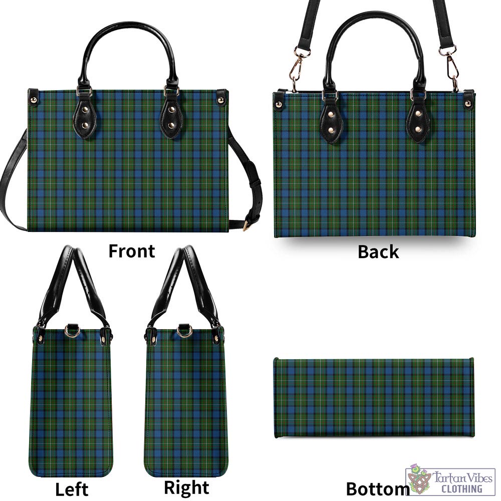 Tartan Vibes Clothing Ferguson of Atholl Tartan Luxury Leather Handbags