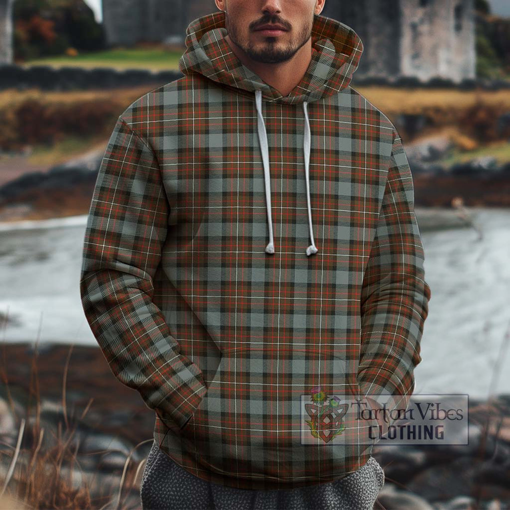 Ferguson Weathered Tartan Cotton Hoodie Pullover Hoodie XS - Tartan Vibes Clothing