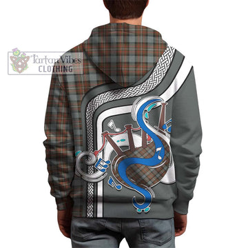 Ferguson Weathered Tartan Hoodie with Epic Bagpipe Style