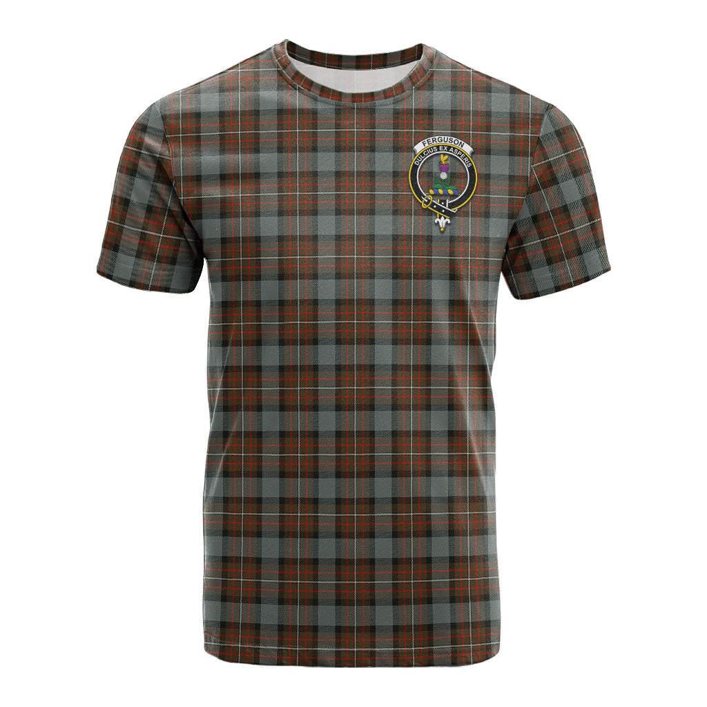 Ferguson Weathered Tartan T-Shirt with Family Crest - Tartan Vibes Clothing