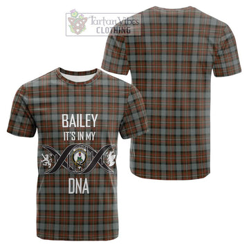 Ferguson Weathered Tartan Cotton T-shirt with Family Crest DNA In Me Style