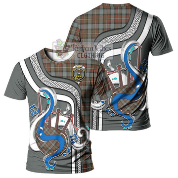 Ferguson Weathered Tartan T-Shirt with Epic Bagpipe Style