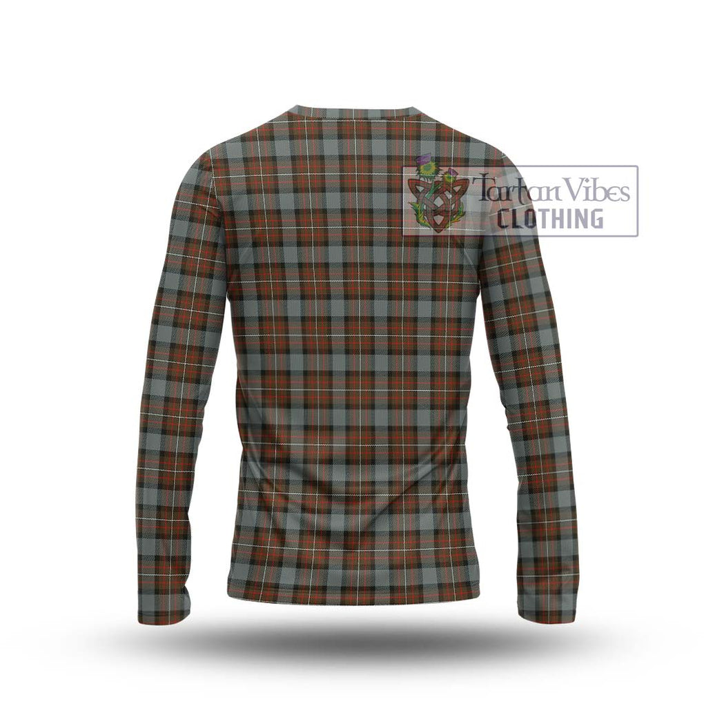 Ferguson Weathered Tartan Long Sleeve T-Shirt with Family Crest DNA In Me Style - Tartanvibesclothing Shop