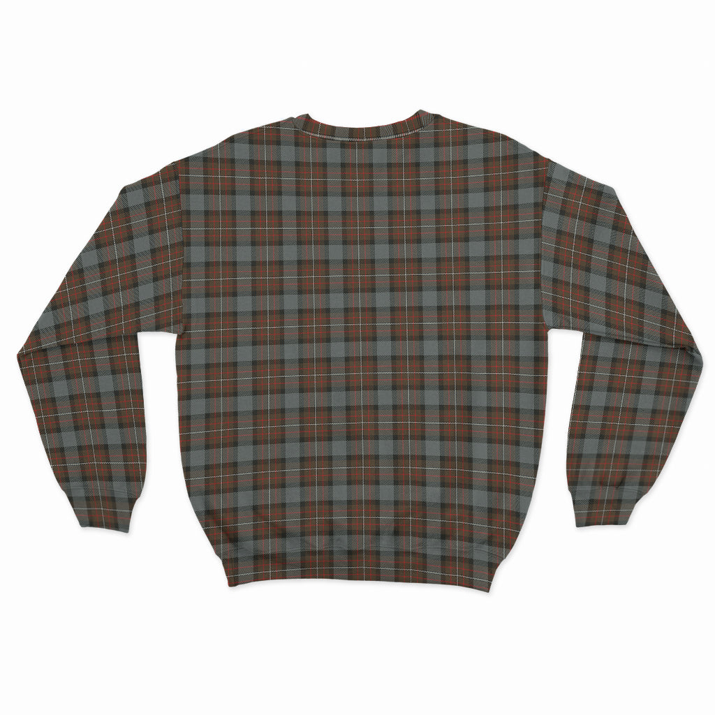 Ferguson Weathered Tartan Sweatshirt with Family Crest - Tartan Vibes Clothing