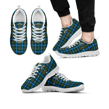 Fergusson Ancient Tartan Sneakers with Family Crest