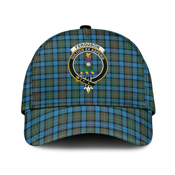 Fergusson Ancient Tartan Classic Cap with Family Crest