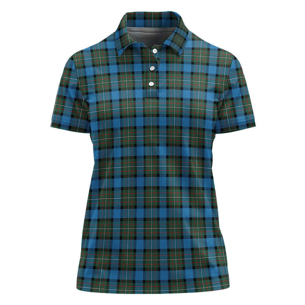 fergusson-ancient-tartan-polo-shirt-for-women