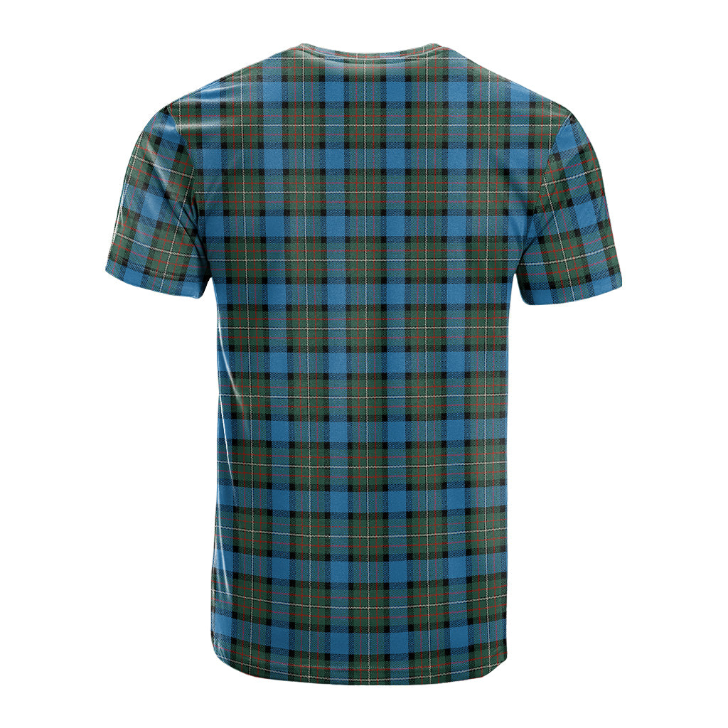 Fergusson Ancient Tartan T-Shirt with Family Crest - Tartan Vibes Clothing