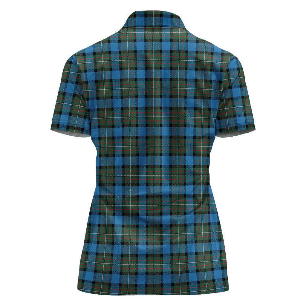 fergusson-ancient-tartan-polo-shirt-for-women