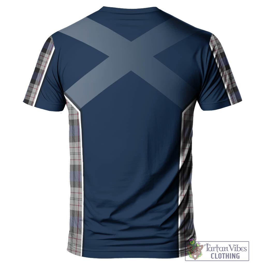 Tartan Vibes Clothing Fergusson Dress Tartan T-Shirt with Family Crest and Scottish Thistle Vibes Sport Style