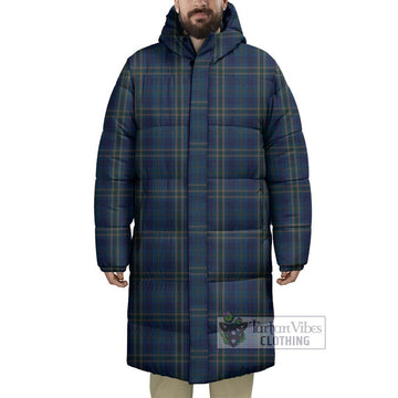 Fermanagh County Ireland Tartan Long Down Jacket