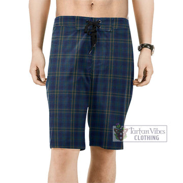 Fermanagh County Ireland Tartan Men's Board Shorts