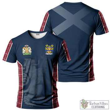 Fernie Tartan T-Shirt with Family Crest and Lion Rampant Vibes Sport Style Kid's Shirt - Tartan Vibes Clothing