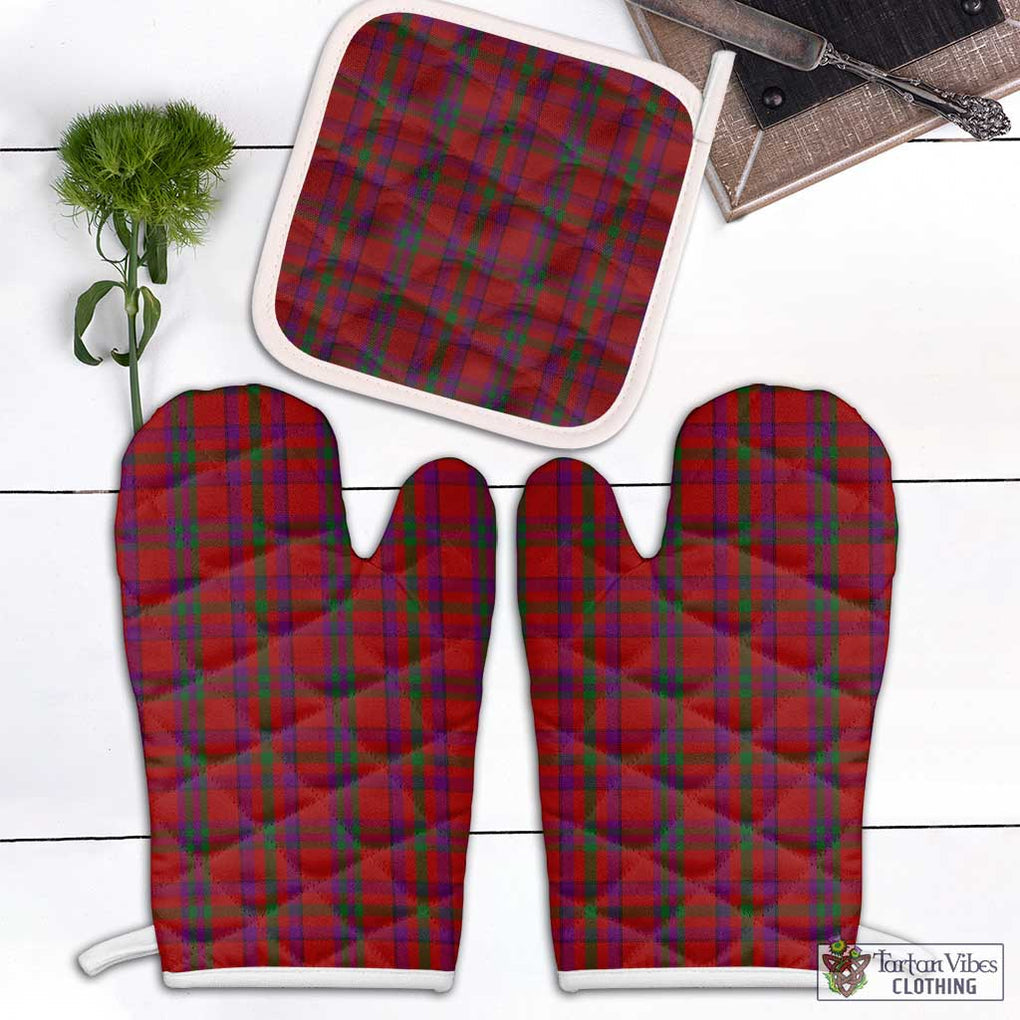 Fiddes Tartan Combo Oven Mitt & Pot-Holder Combo 1 Oven Mitt & 1 Pot-Holder White - Tartan Vibes Clothing