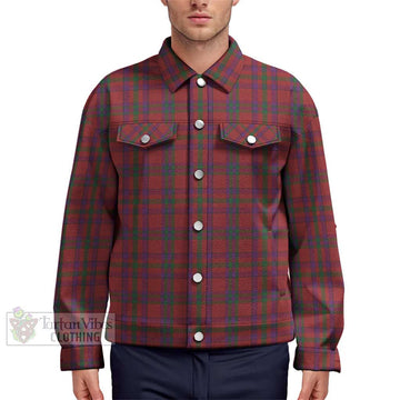 Fiddes Tartan Unisex Lapel Cotton Jacket