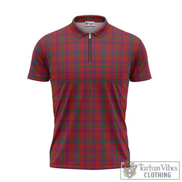 Fiddes Tartan Zipper Polo Shirt