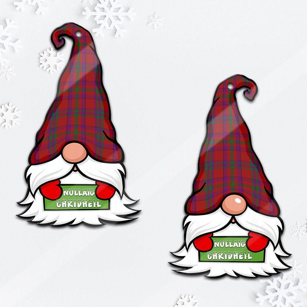 Fiddes Gnome Christmas Ornament with His Tartan Christmas Hat - Tartan Vibes Clothing