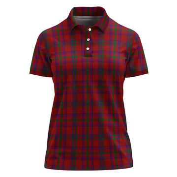 Fiddes Tartan Polo Shirt For Women