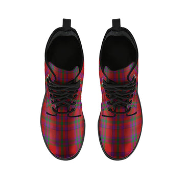 Fiddes Tartan Leather Boots