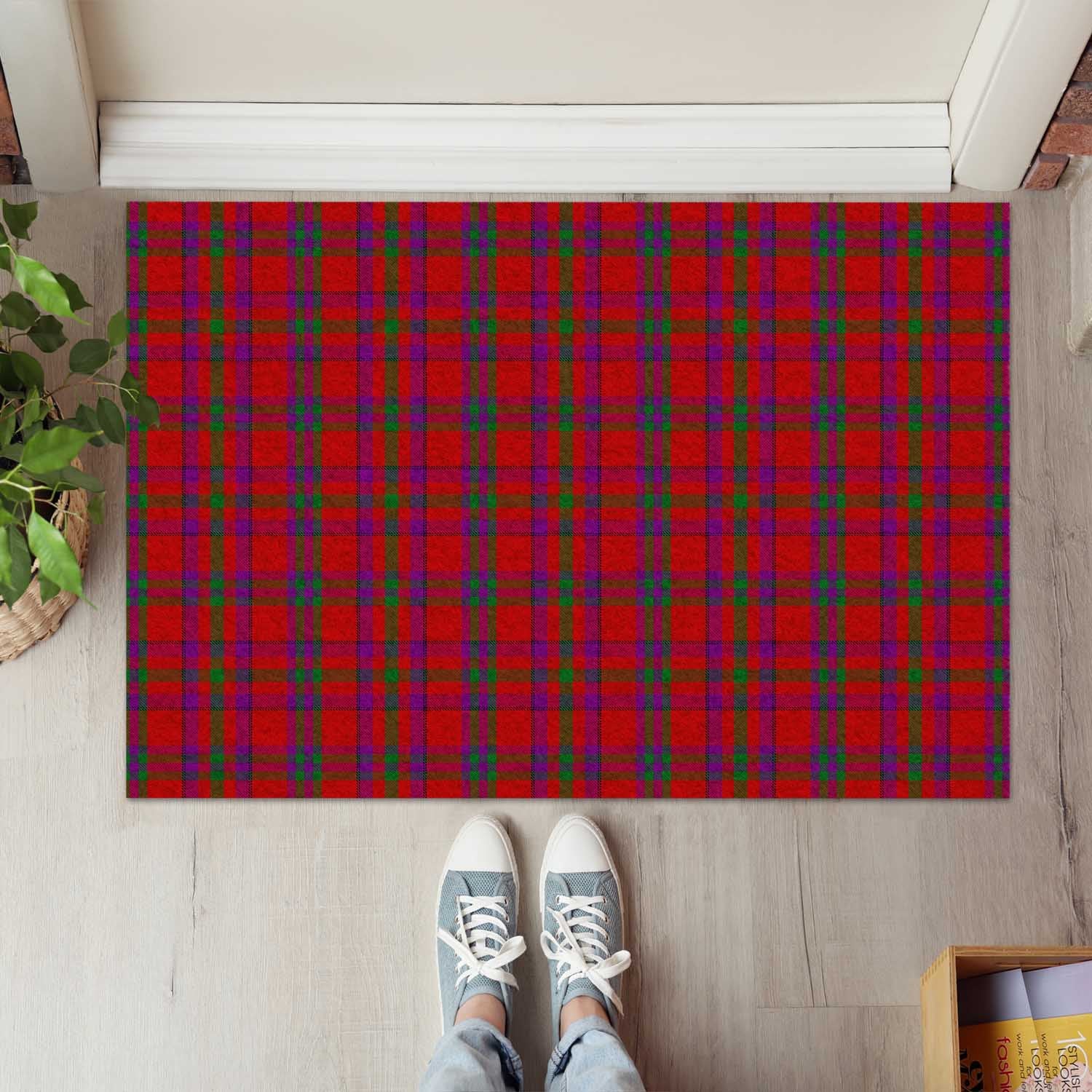 Fiddes Tartan Door Mat - Tartanvibesclothing