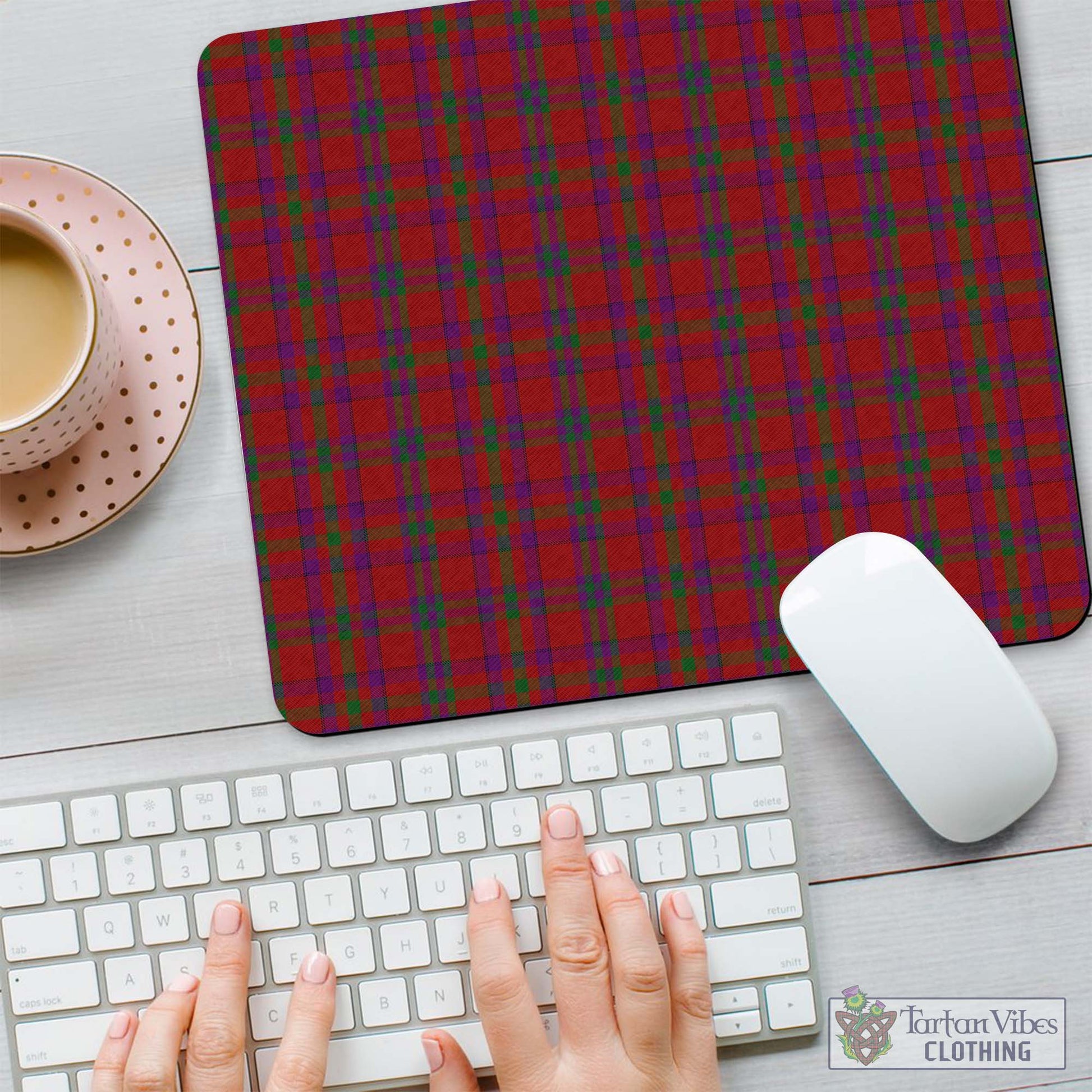 Tartan Vibes Clothing Fiddes Tartan Mouse Pad