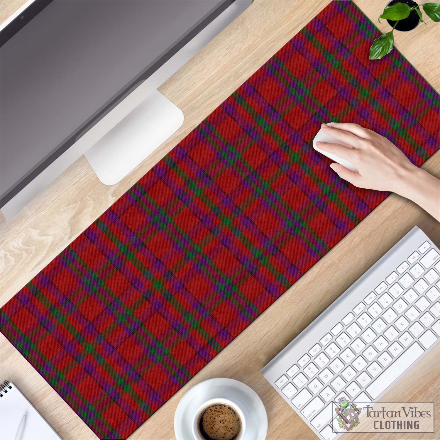 Tartan Vibes Clothing Fiddes Tartan Mouse Pad