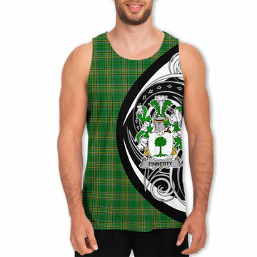 Finnerty Irish Clan Men's Tank Top Celtic Circle Style Men - Tartan Vibes Clothing