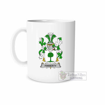 Finnerty Irish Clan Coat of Arms Ceramic Mug