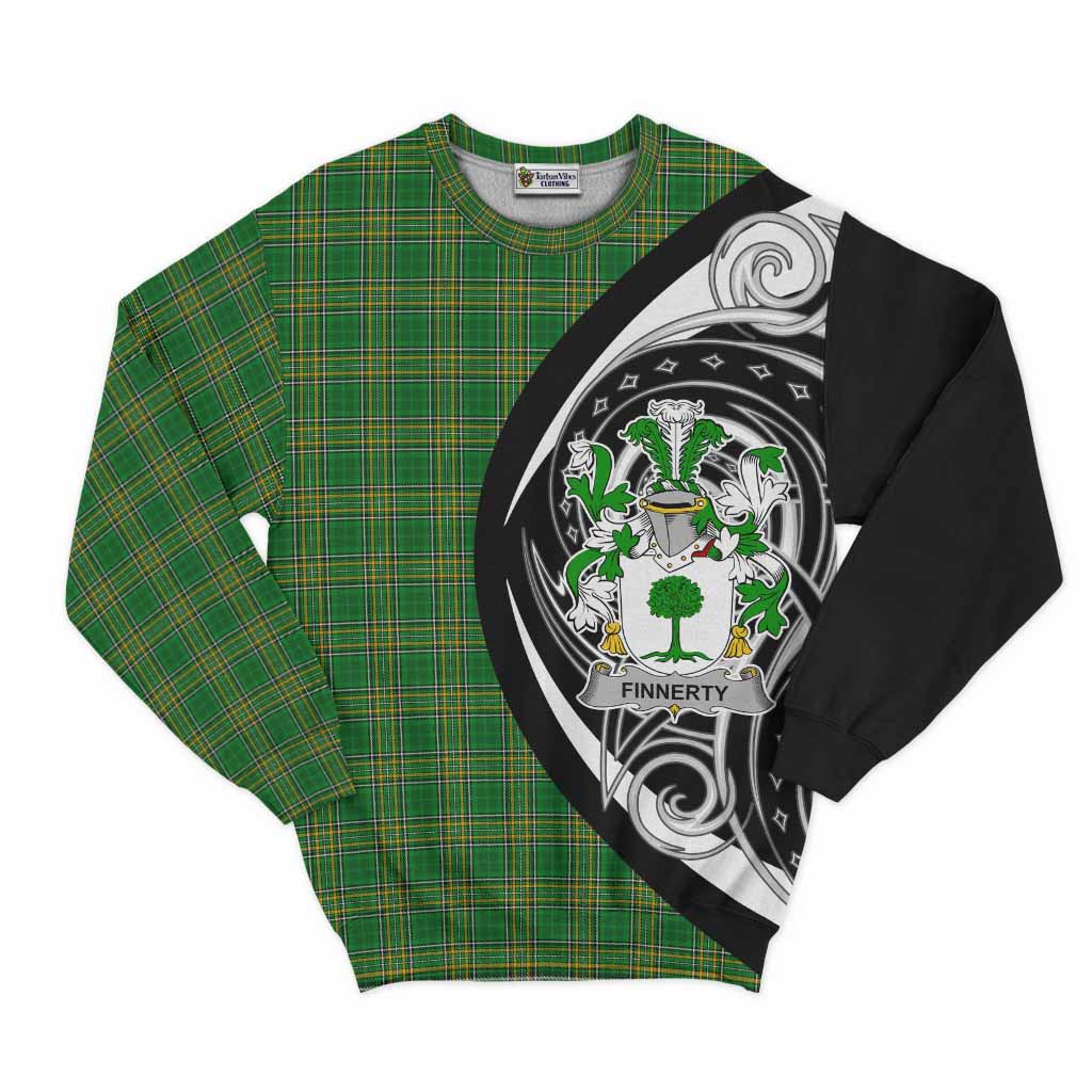 Finnerty Irish Clan Sweatshirt Celtic Circle Style Unisex - Tartan Vibes Clothing