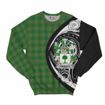 Finnerty Irish Clan Sweatshirt Celtic Circle Style Unisex - Tartan Vibes Clothing