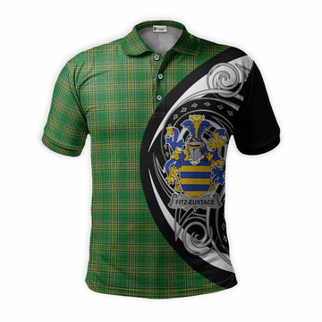 Fitz-Eustace Irish Clan Polo Shirt Celtic Circle Style Kid - Tartan Vibes Clothing